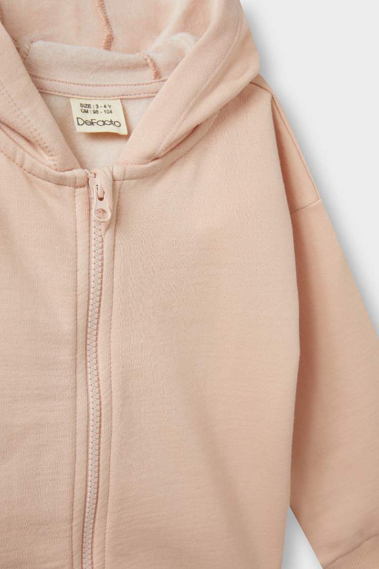 Regular Fit Hooded Cardigan