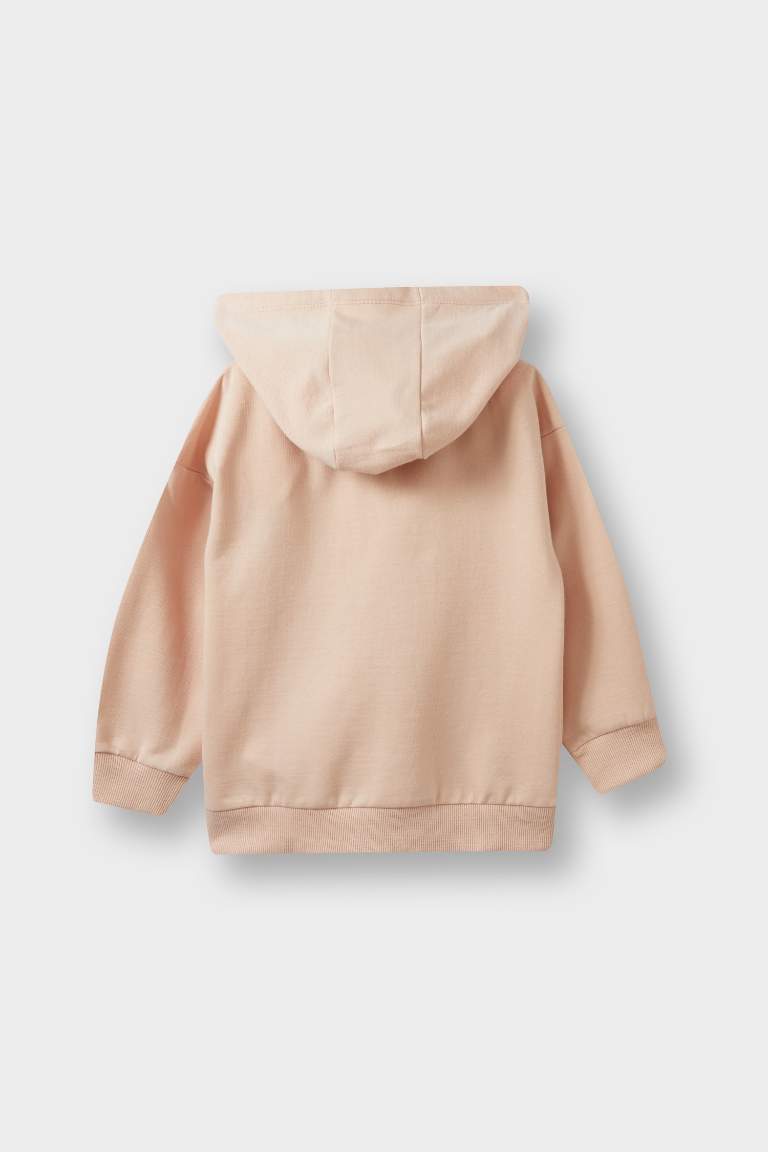 Regular Fit Hooded Cardigan