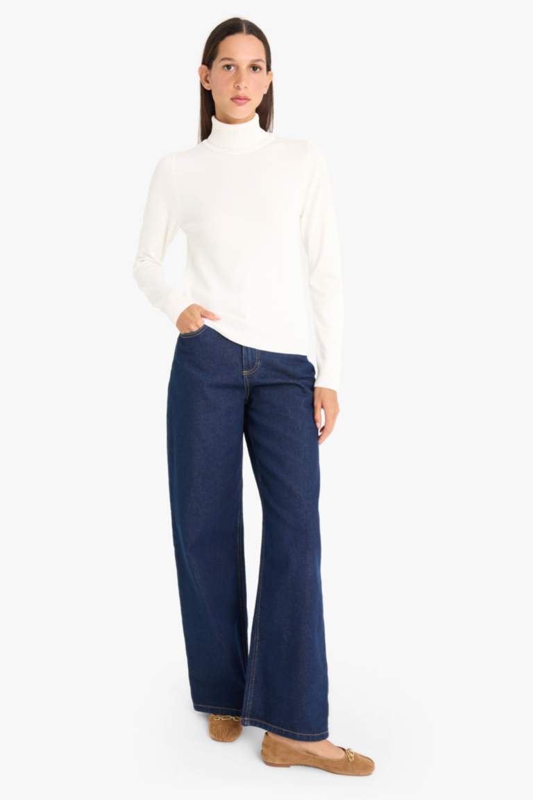 Regular Fit Half Turtleneck Pullover