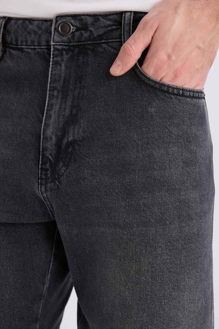 Pantalon Jean coupe slim Style des années 90