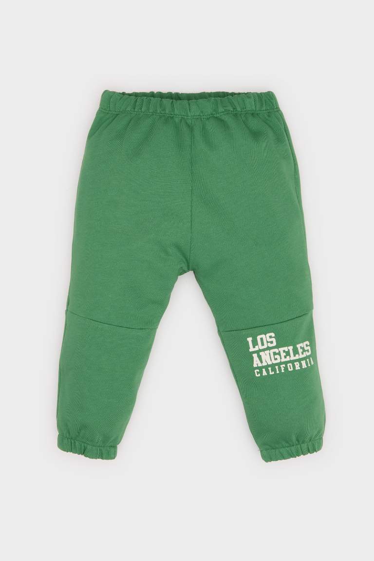 Baby Boy Printed T-shirt Elastic Waist Sweatpants 2 Piece Set