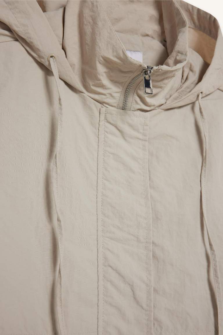 Дождевик Regular Fit с капюшоном