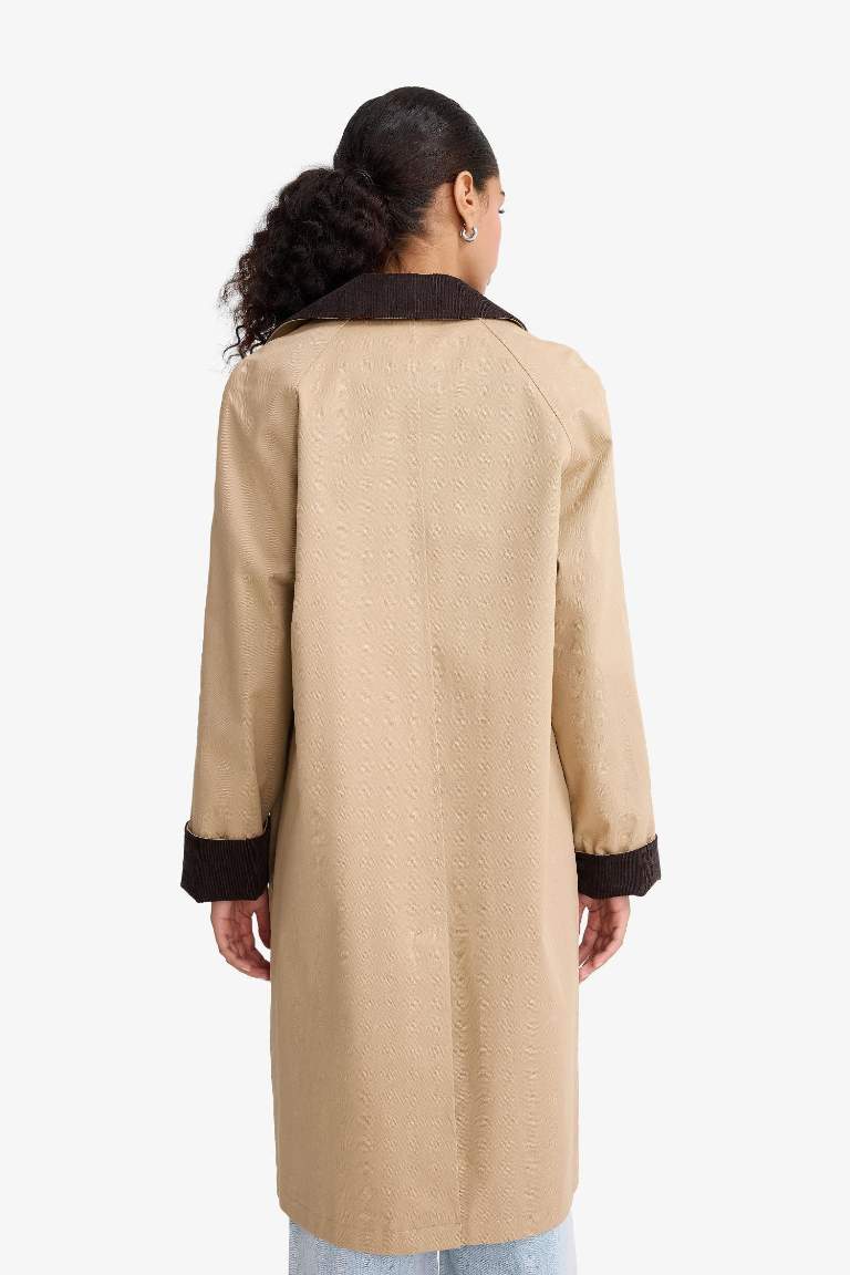 Regular Fit Cotton Trenchcoat