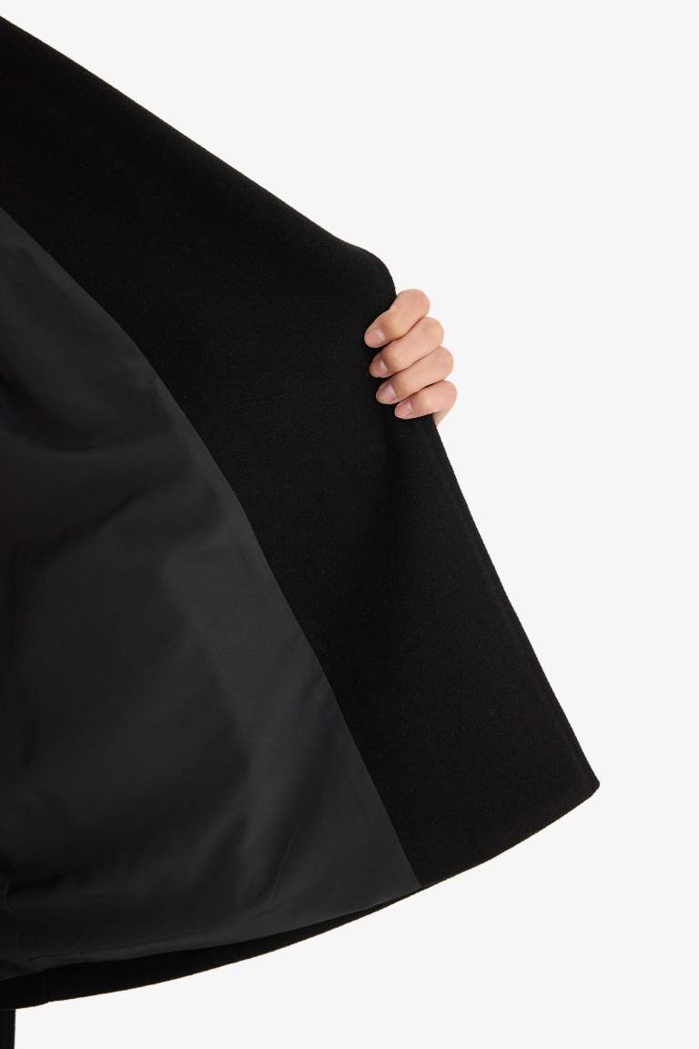 Regular Fit Belt Coat