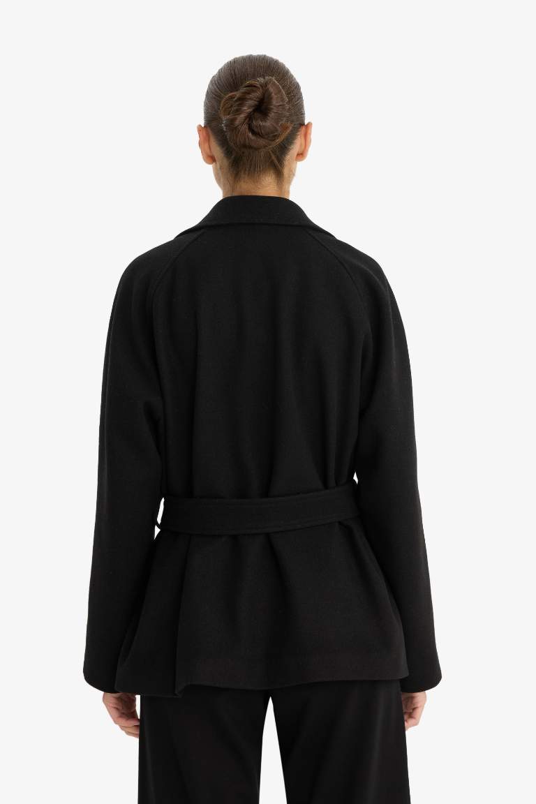 Regular Fit Belt Coat