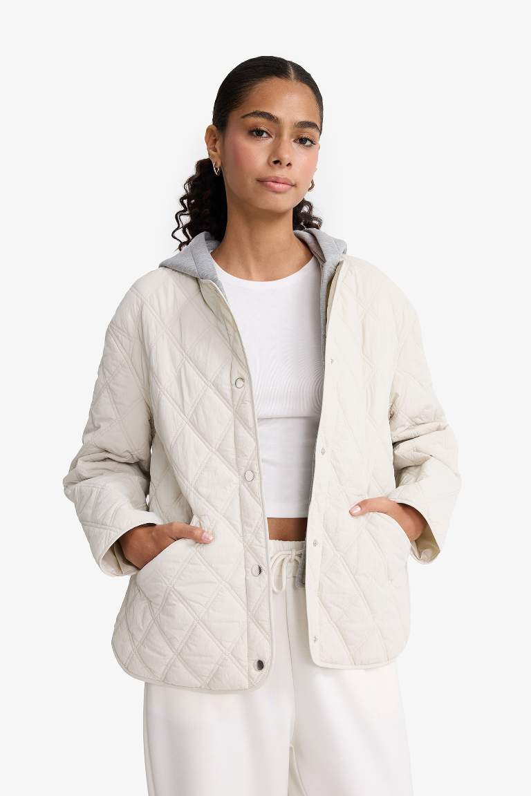 جاكيت خفيف وتر بروف مبطن قصة عادية بوجهين