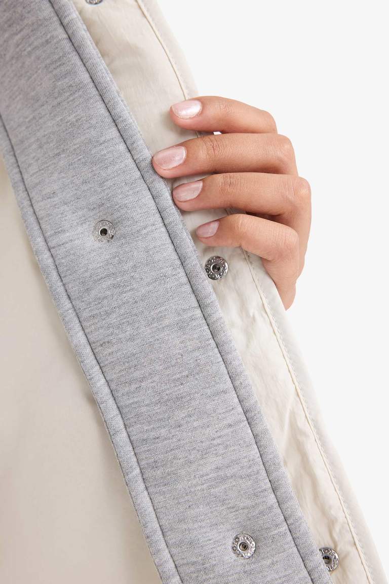 جاكيت خفيف وتر بروف مبطن قصة عادية بوجهين