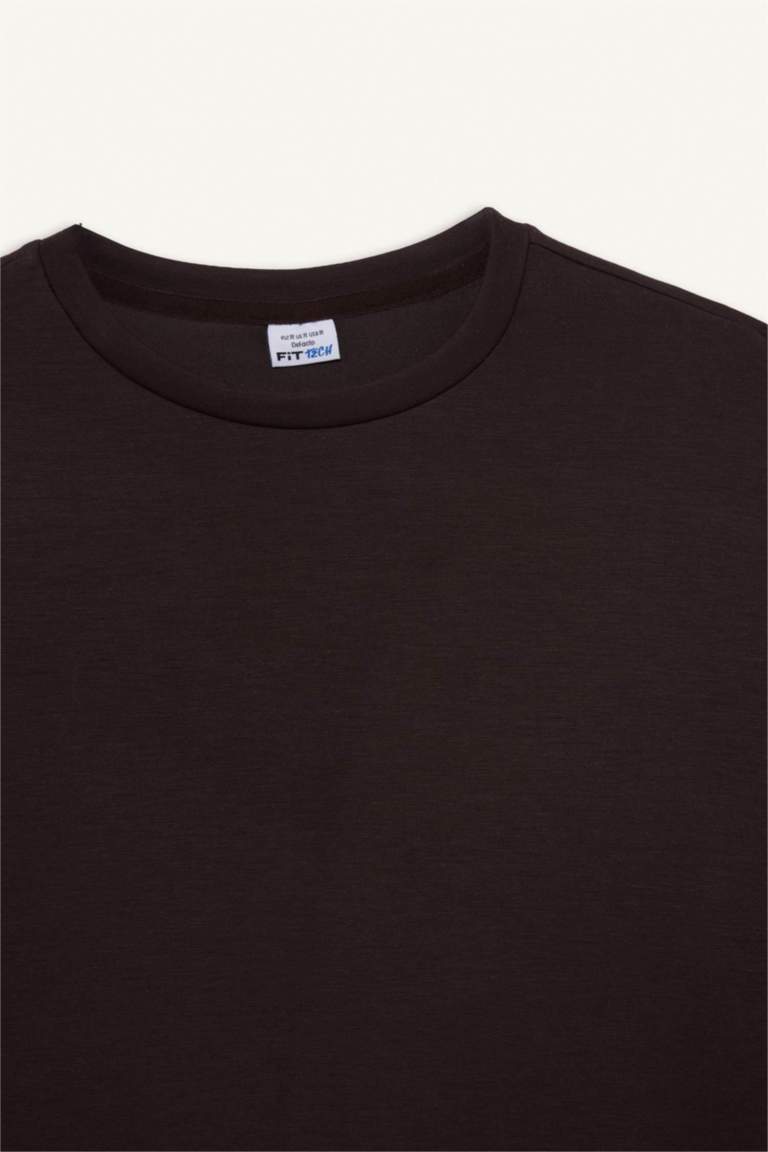 DeFactoFit Oversize Loose Fit Modal Sports Sweatshirt