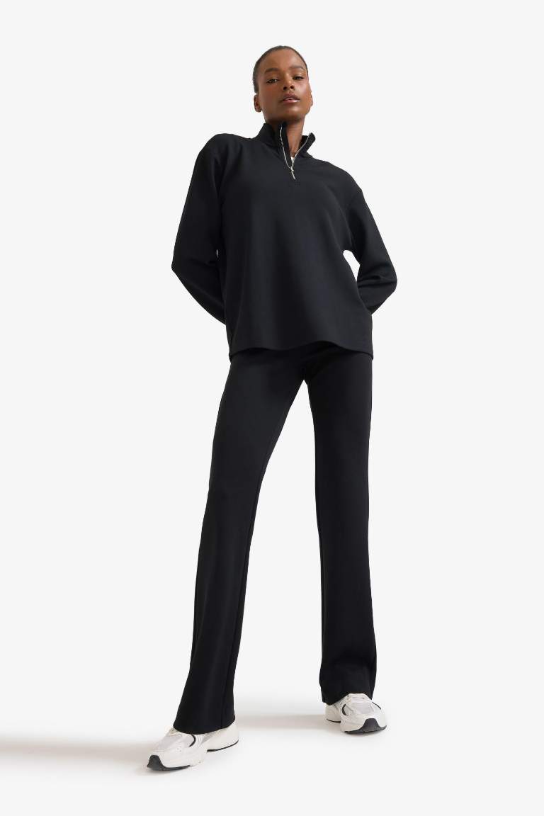 DeFactoFit Flare Fit İspanyol Paça Standart Boy Modal Soft Touch Pantolon