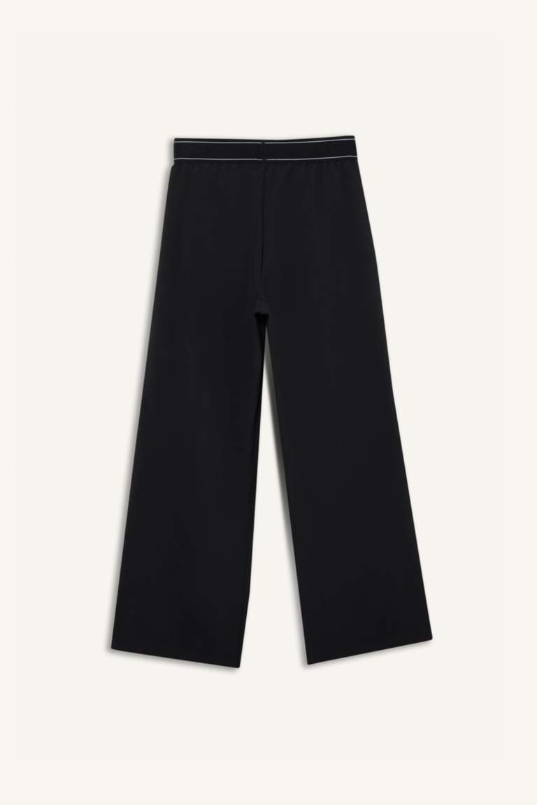 DeFactoFit Wide Leg Elastic Waist Woven Trousers