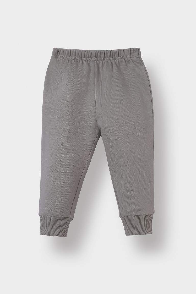 سيت بيبي ولادي سويت شيرت وبنطلون بجامة رياضي - قطعتين