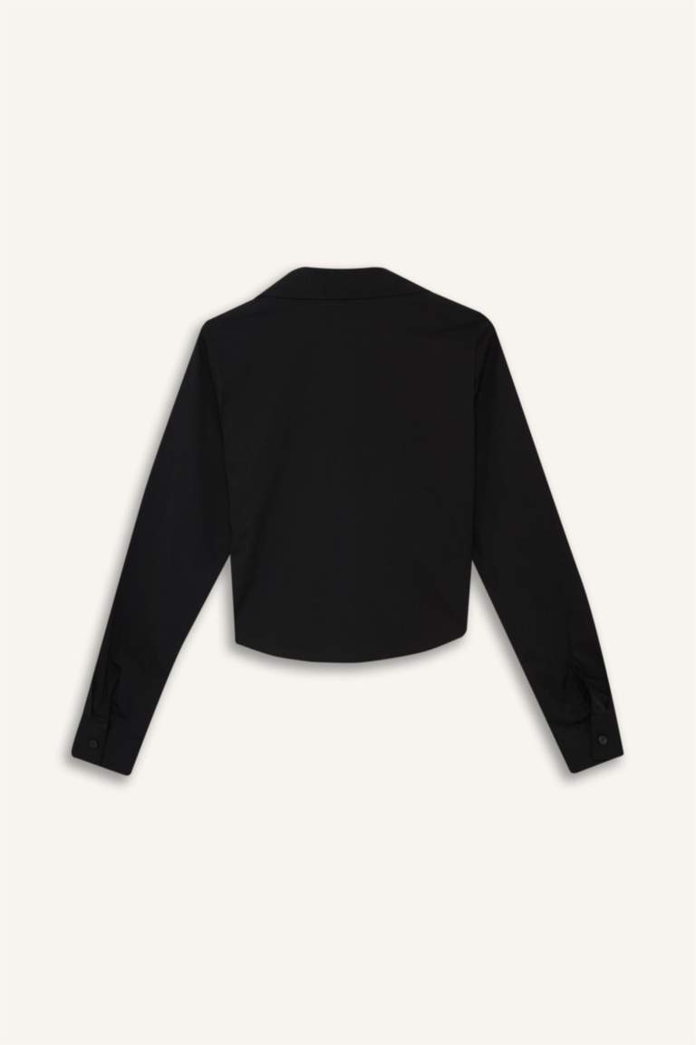 Рубашка Bengaline с длинным рукавом, приталенный крой