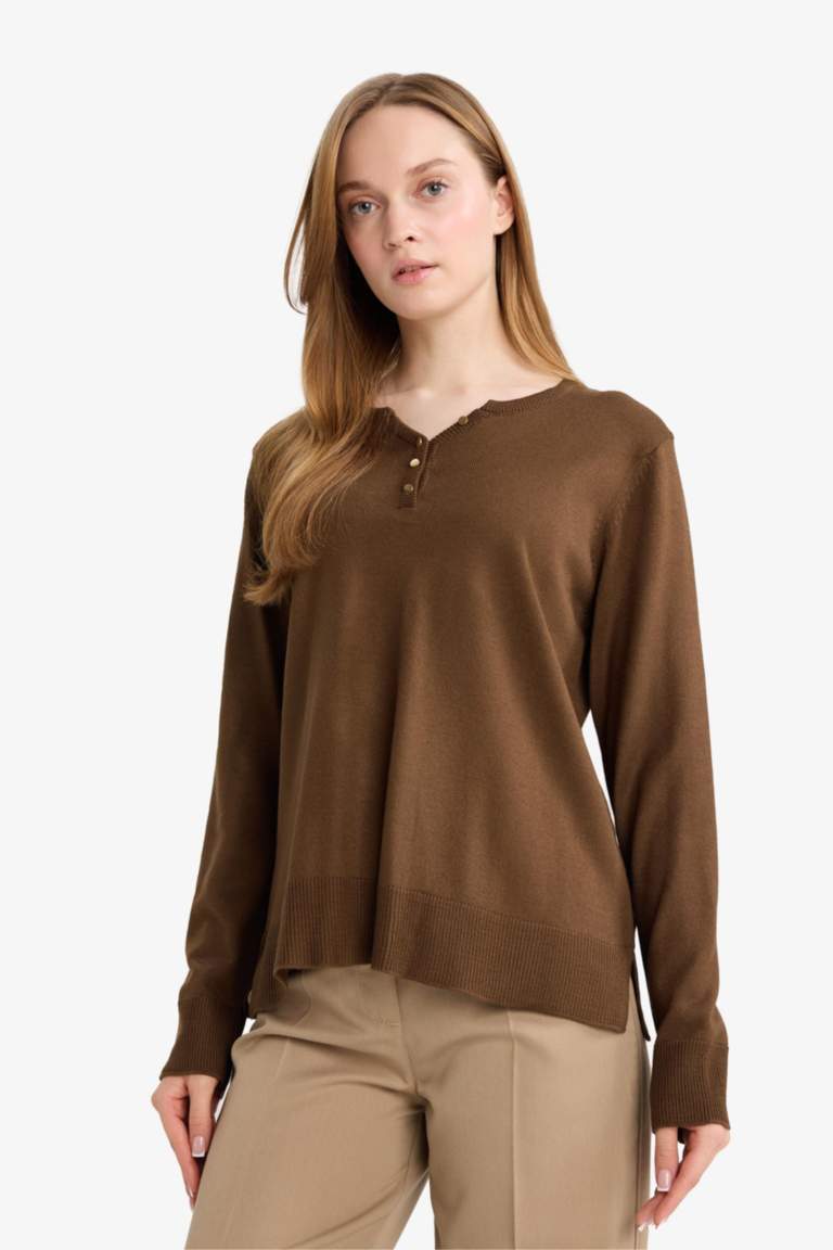 Regular Fit V-Neck Pullover