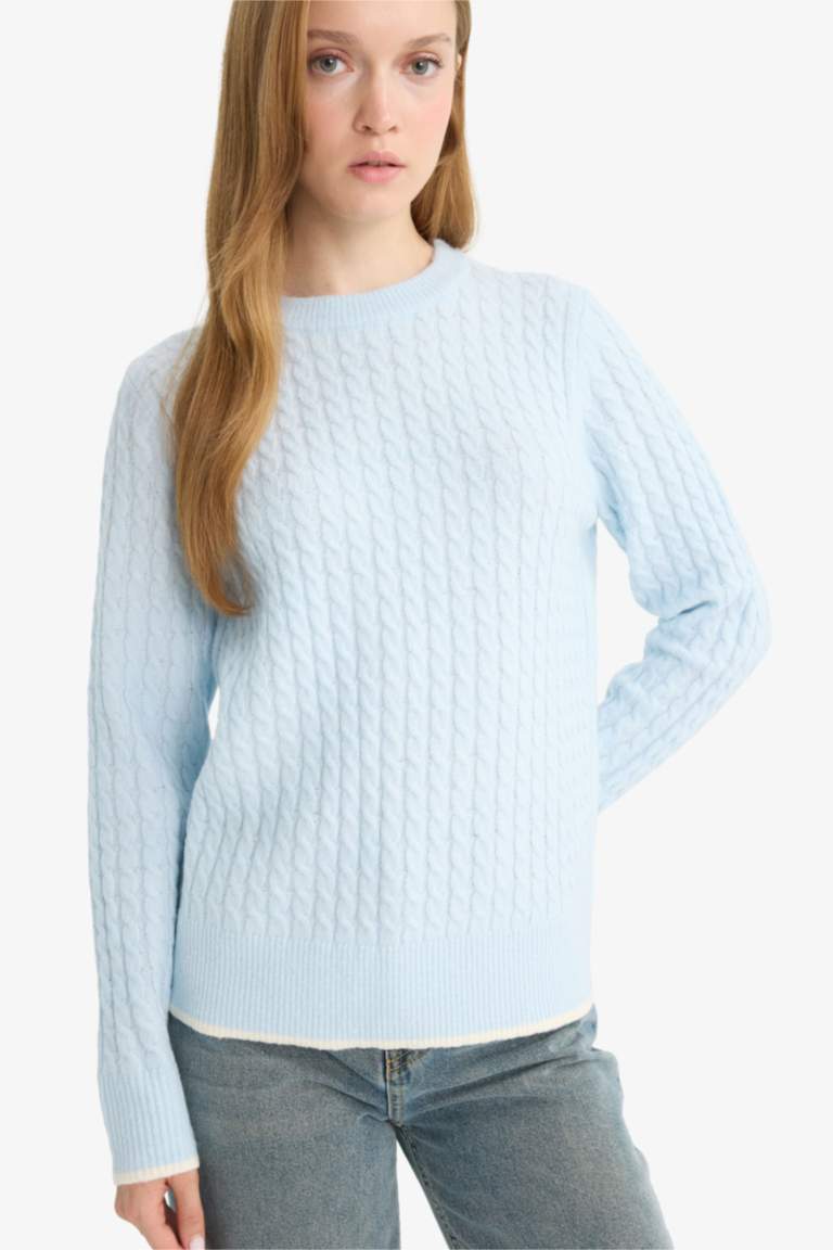 Regular Fit Crew Neck Pullover