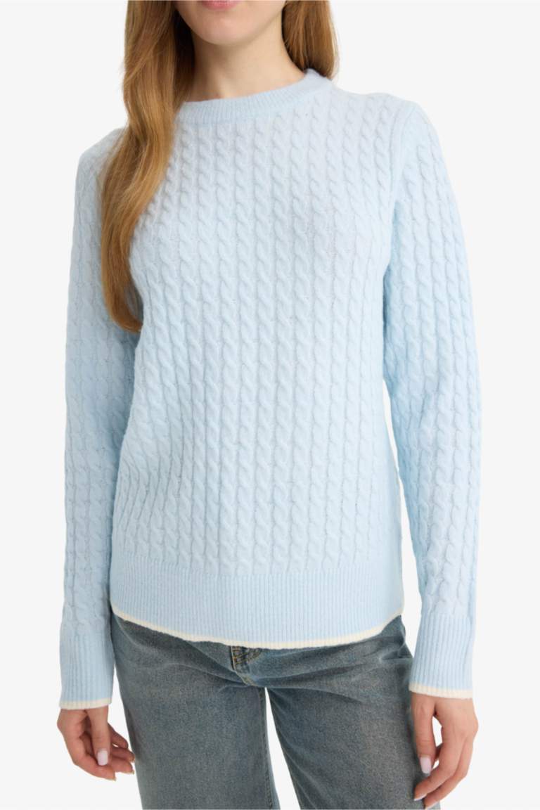 Regular Fit Crew Neck Pullover