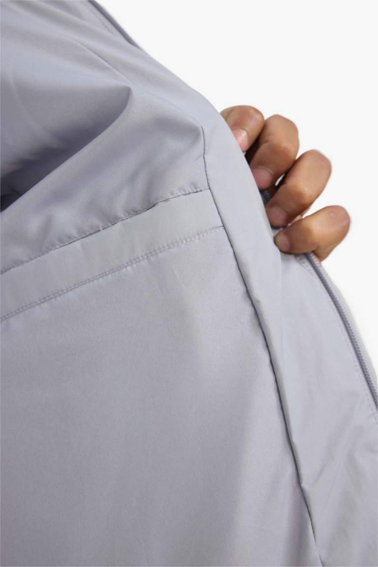 DeFactoFit Regular Fit Zippered Waterproof Jacket