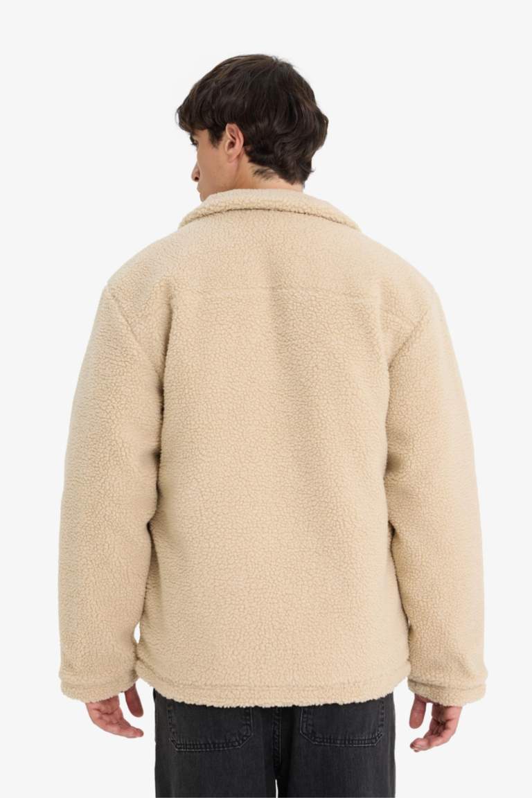 جاكيت بامب قصة عادية بياقة عالية