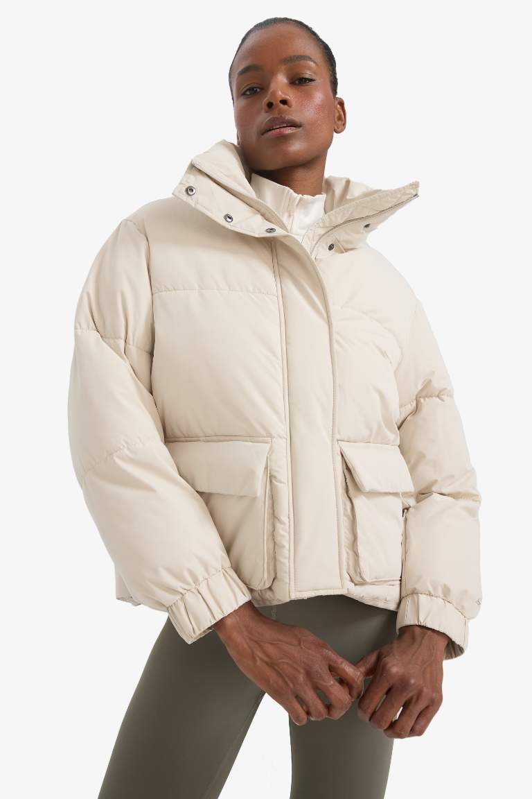 Ветро- и водонепроницаемая куртка DeFactoFit Oversize с широким кроем