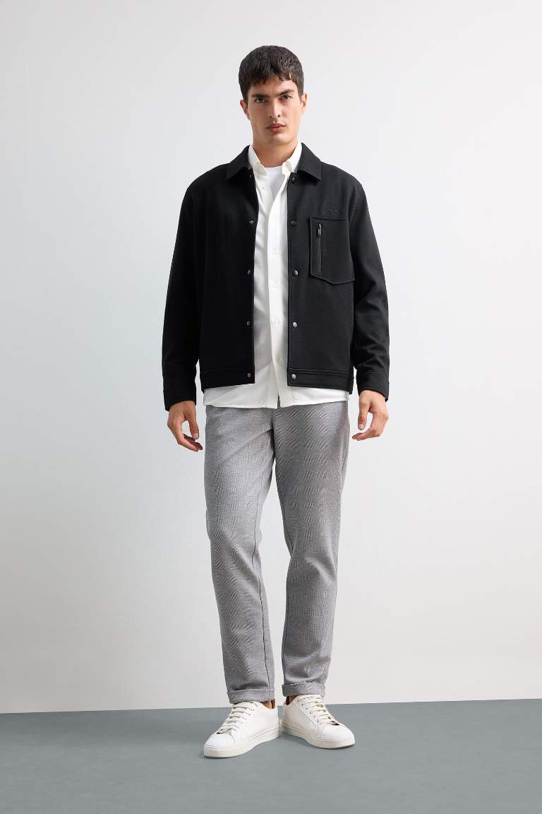 Regular Fit Cotton Shirt Jacket
