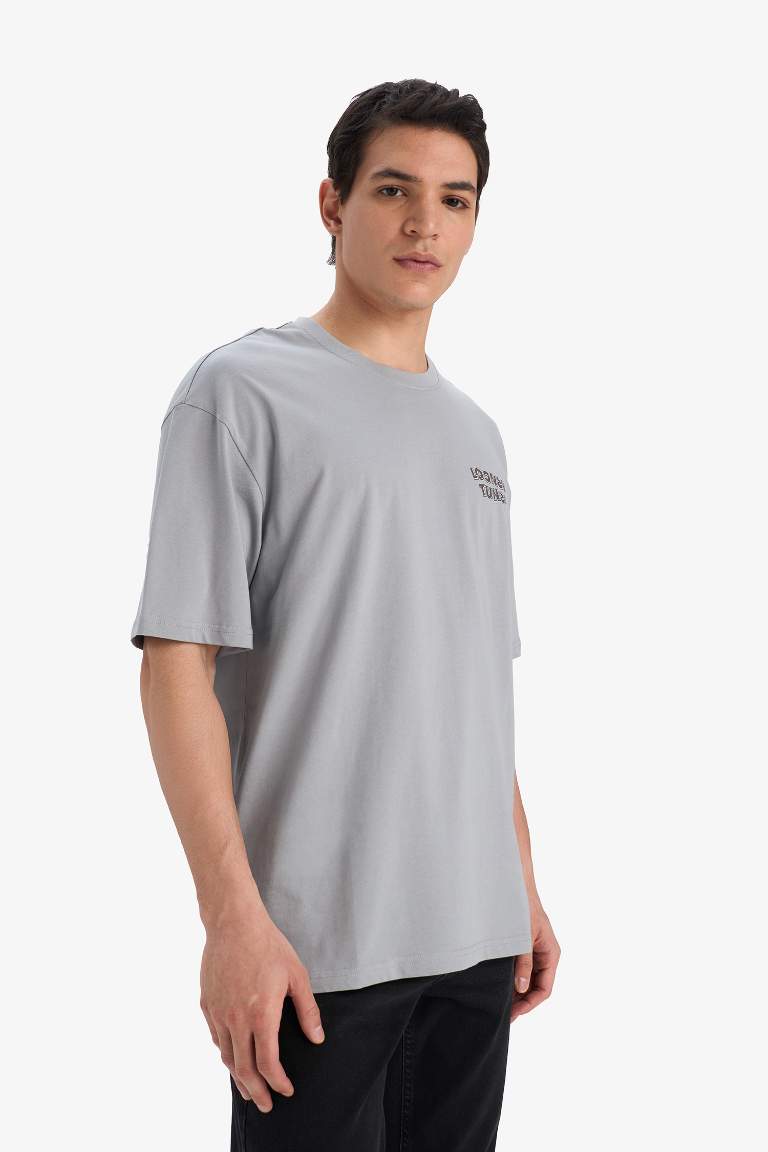 Cotton Looney Tunes Boxy Fit Back Printed T-Shirt