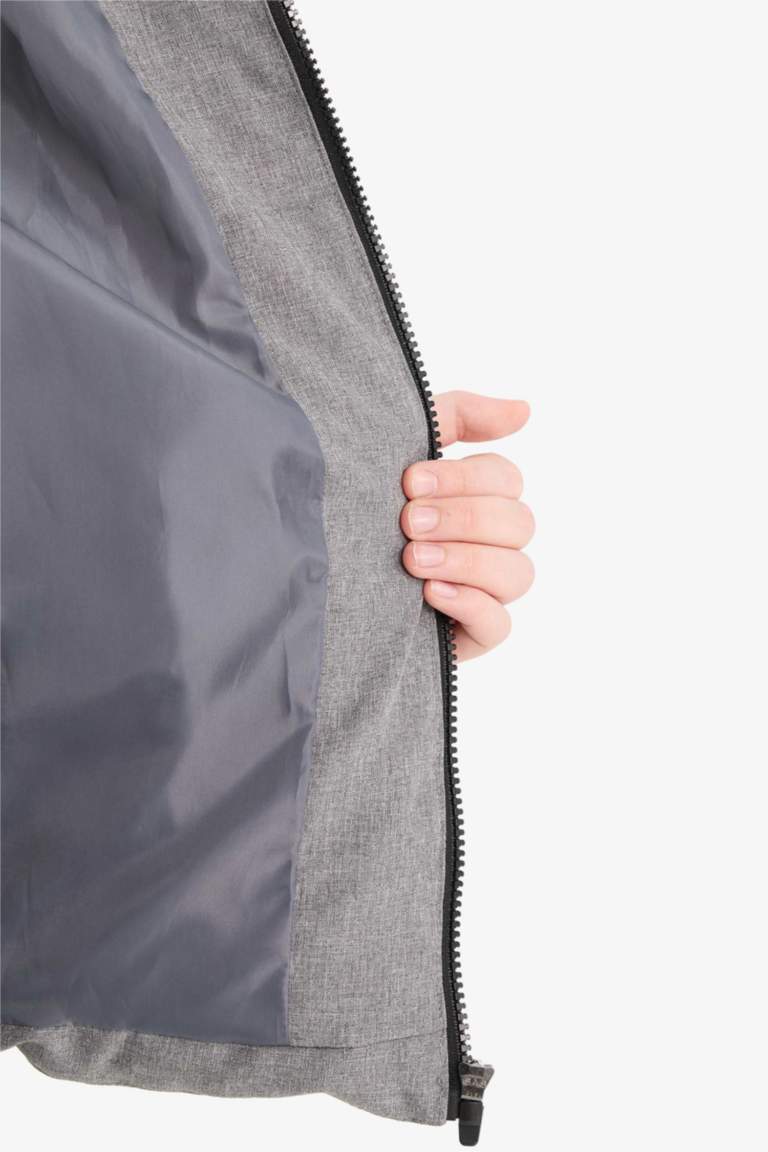 Boy Hooded Water Repellent Puffer Jacket