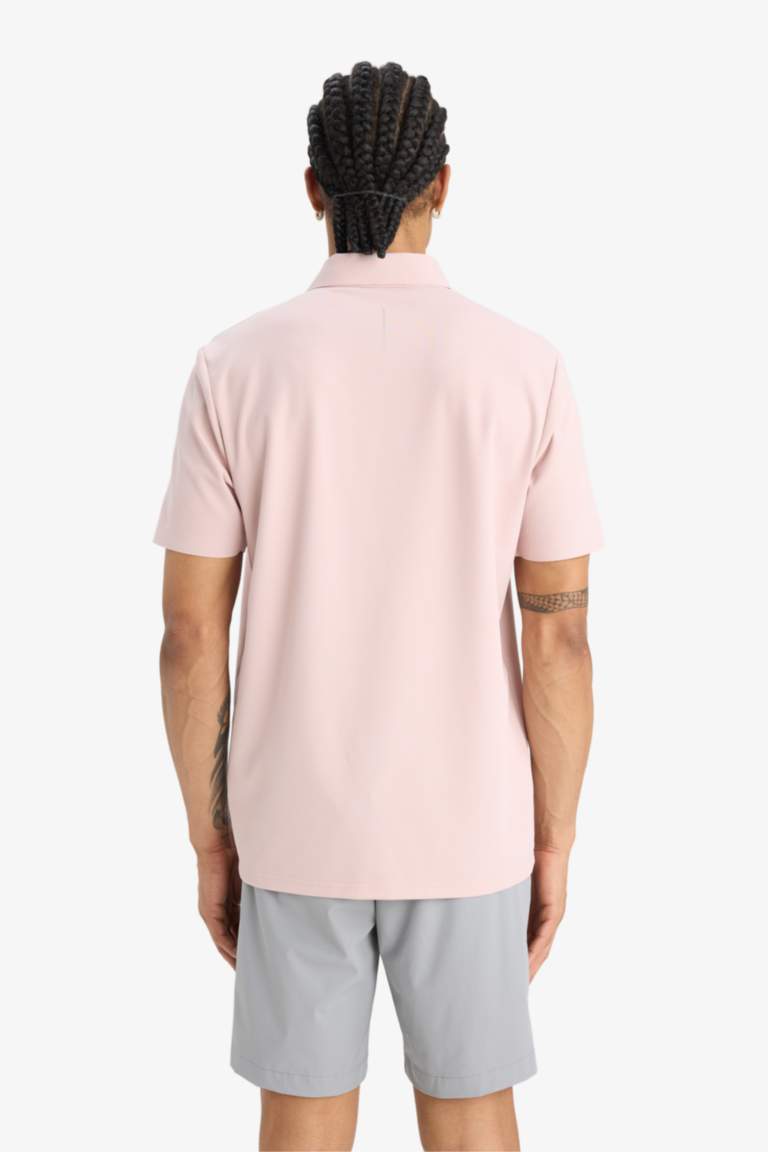 DeFactoFit Standart Fit Polo Yaka Sporcu Kısa Kollu Tişört