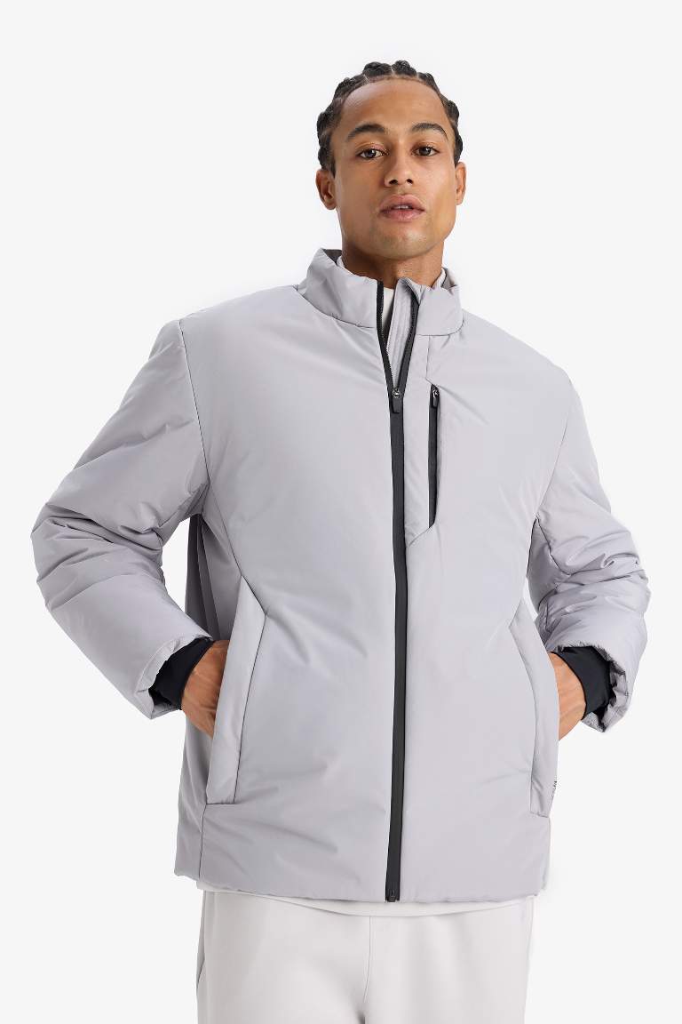 DeFactoFit Slim Fit Zippered Waterproof Puffer Jacket