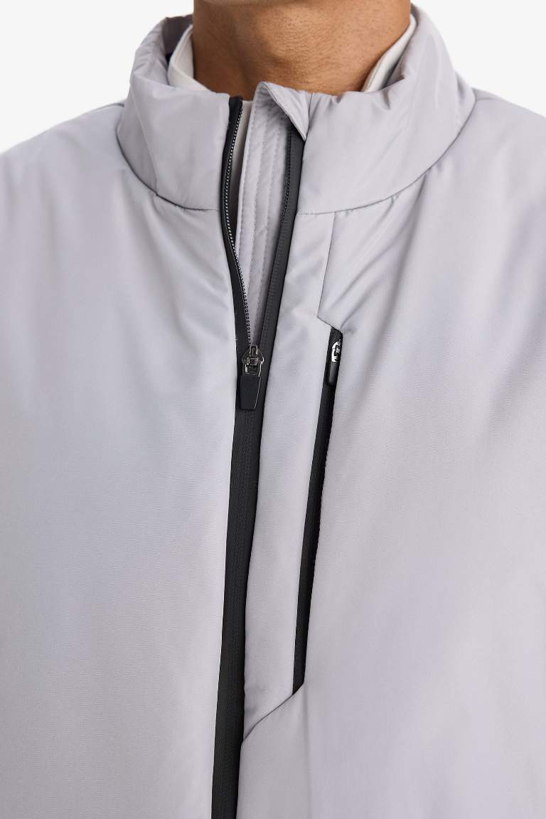 DeFactoFit Slim Fit Zippered Waterproof Puffer Jacket