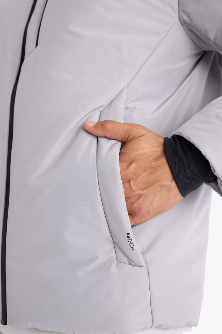 DeFactoFit Slim Fit Zippered Waterproof Puffer Jacket