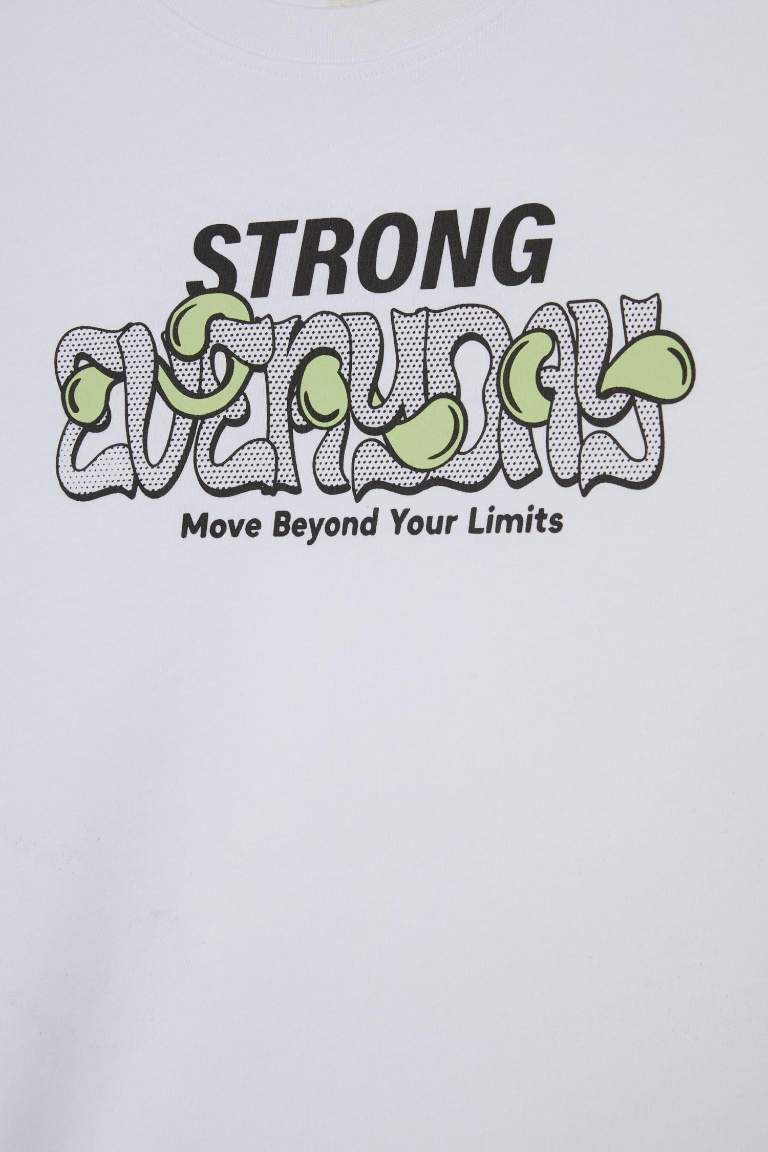 Boy Crew Neck Printed Long Sleeve T-Shirt
