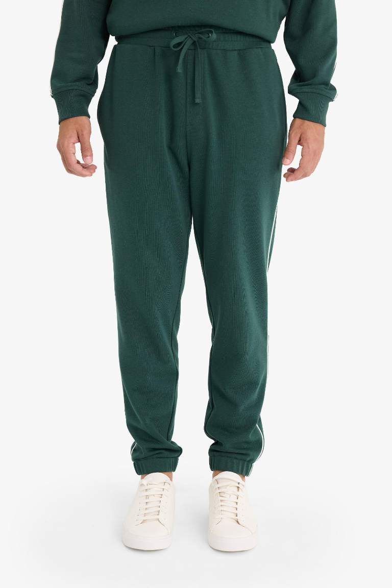 Regular Fit Beli Bağcıklı Cepli Paçası Lastikli Jogger Eşofman Altı