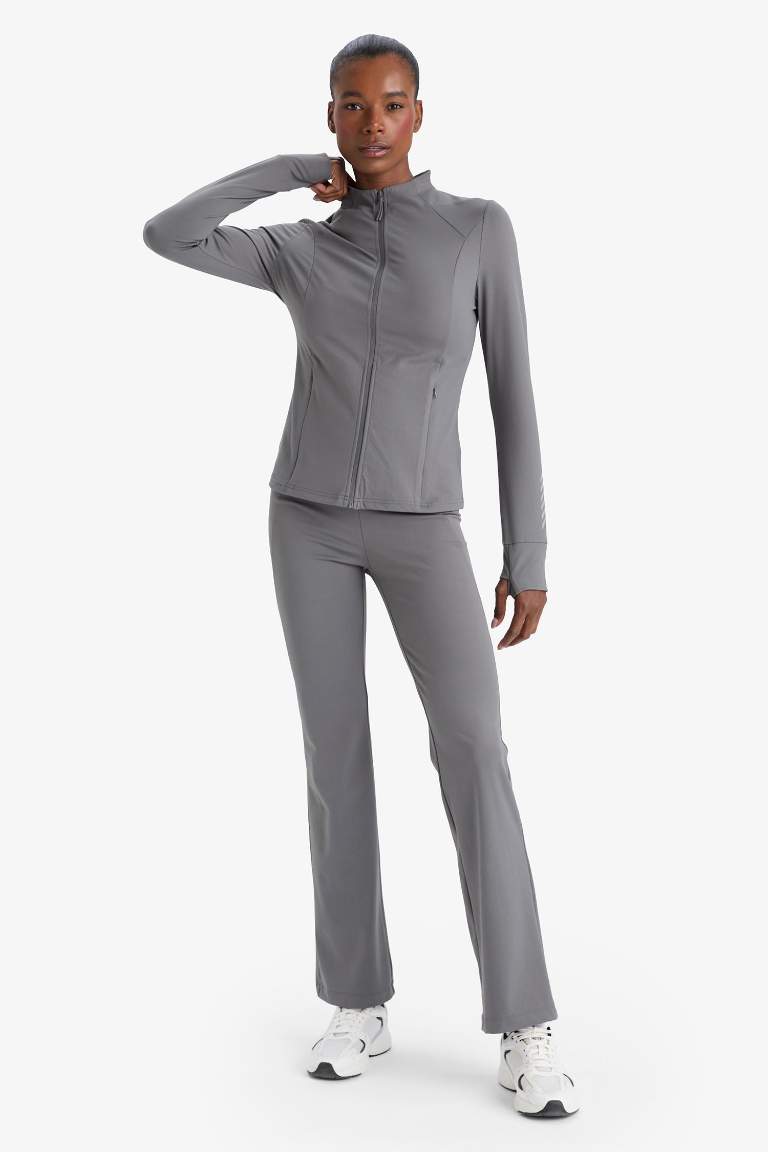 Спортивные брюки DeFactoFit Flare Fit с широкими штанинами Soft Touch Premium