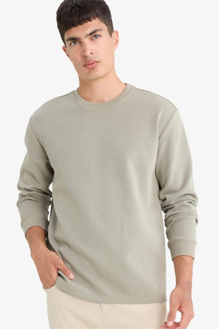 Regular Fit Crew Neck Long Sleeve Body