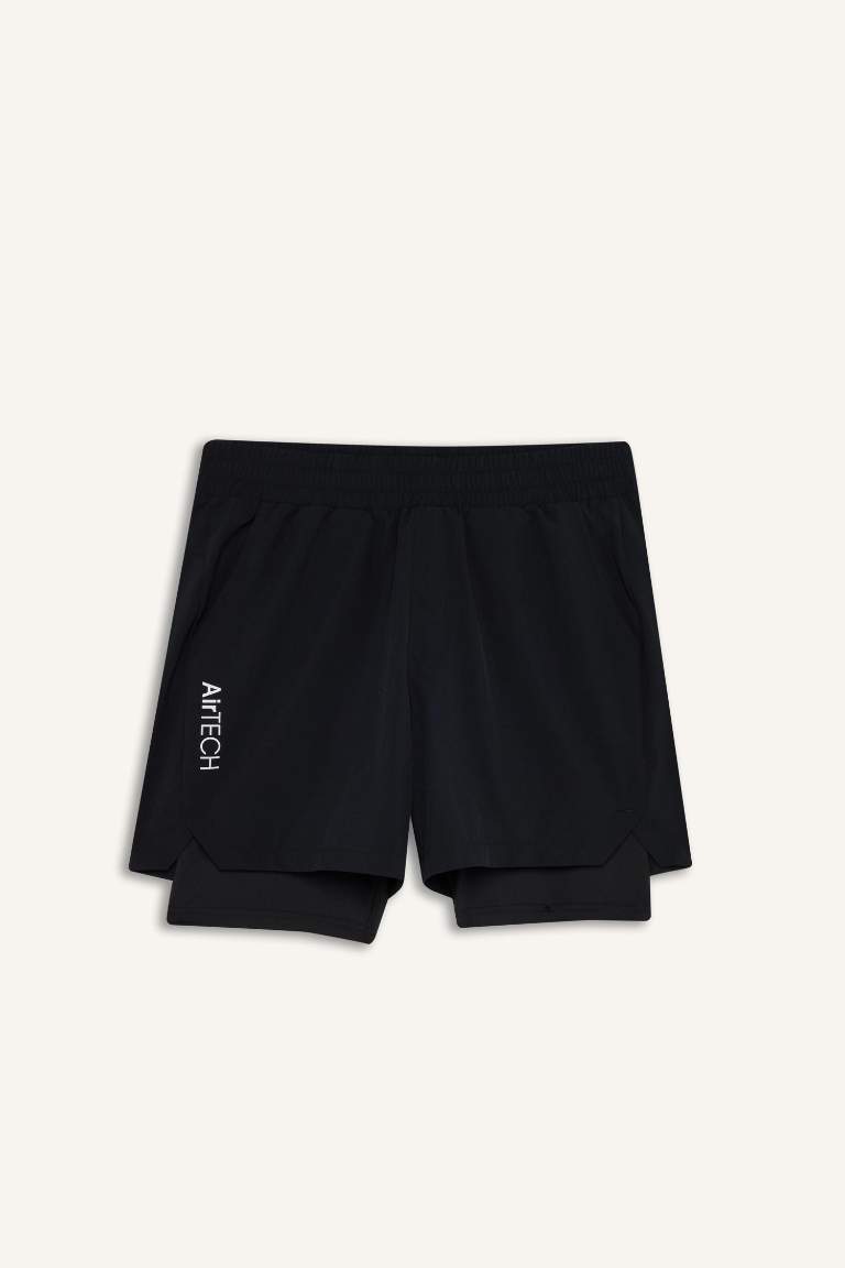 Slim Fit Woven Shorts