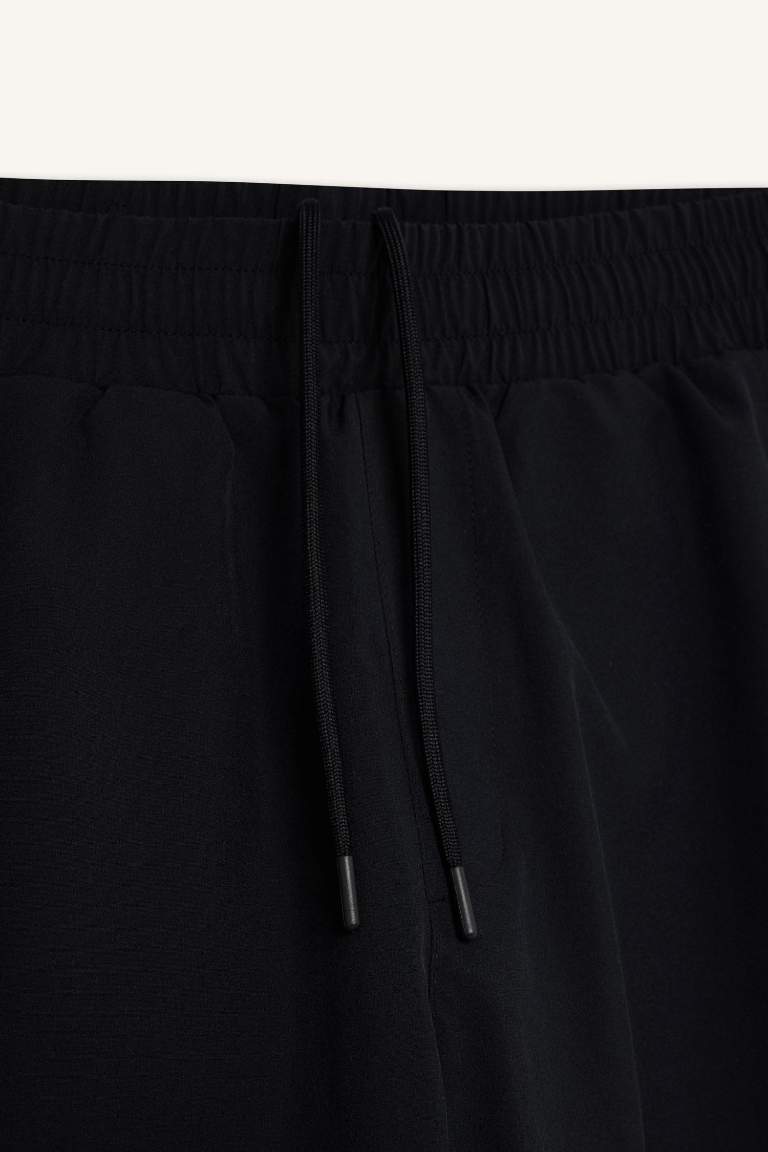 Slim Fit Woven Shorts