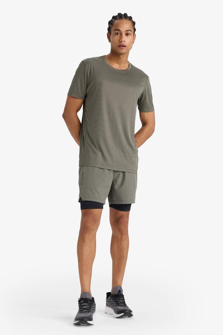 Slim Fit Woven Shorts