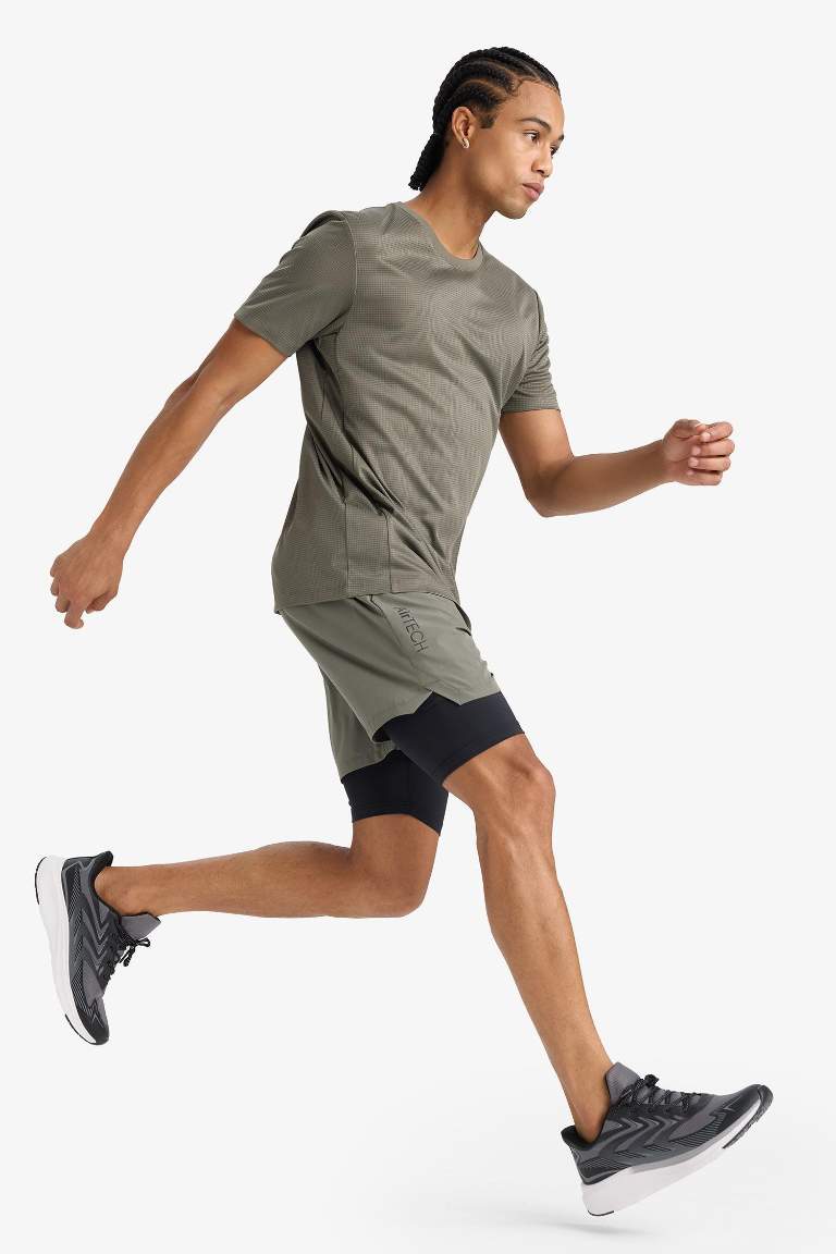 Slim Fit Woven Shorts