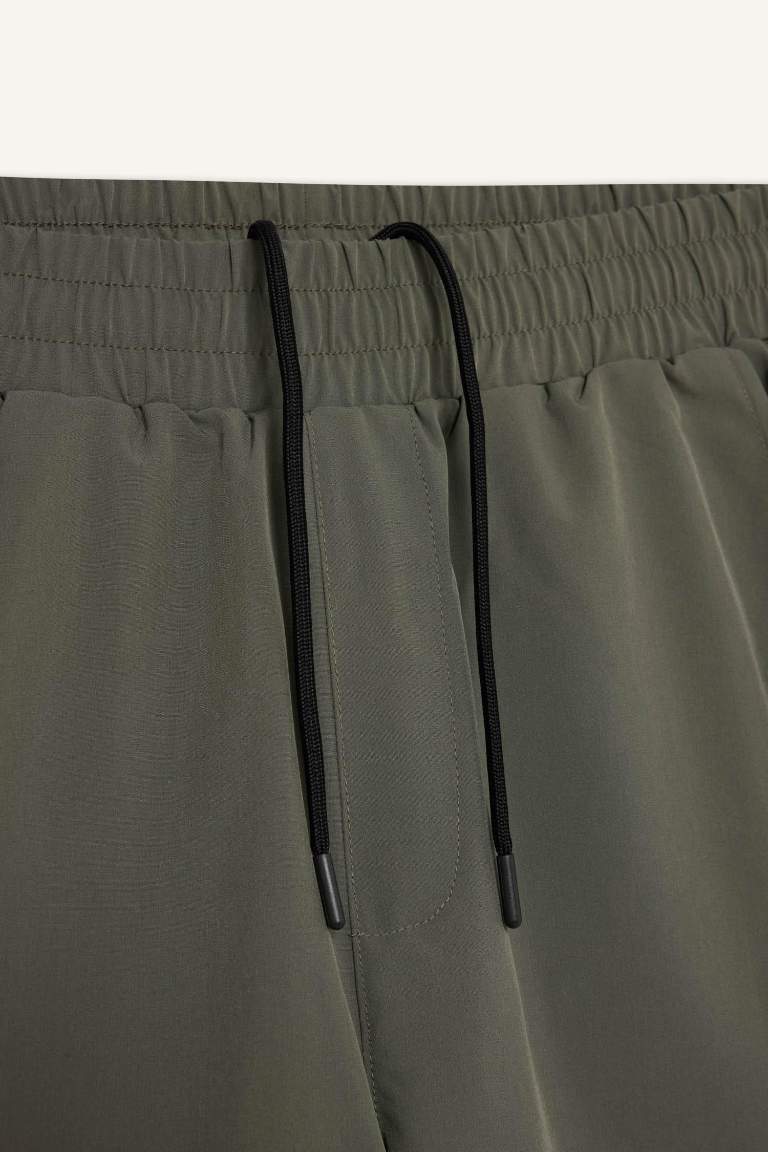 Slim Fit Woven Shorts