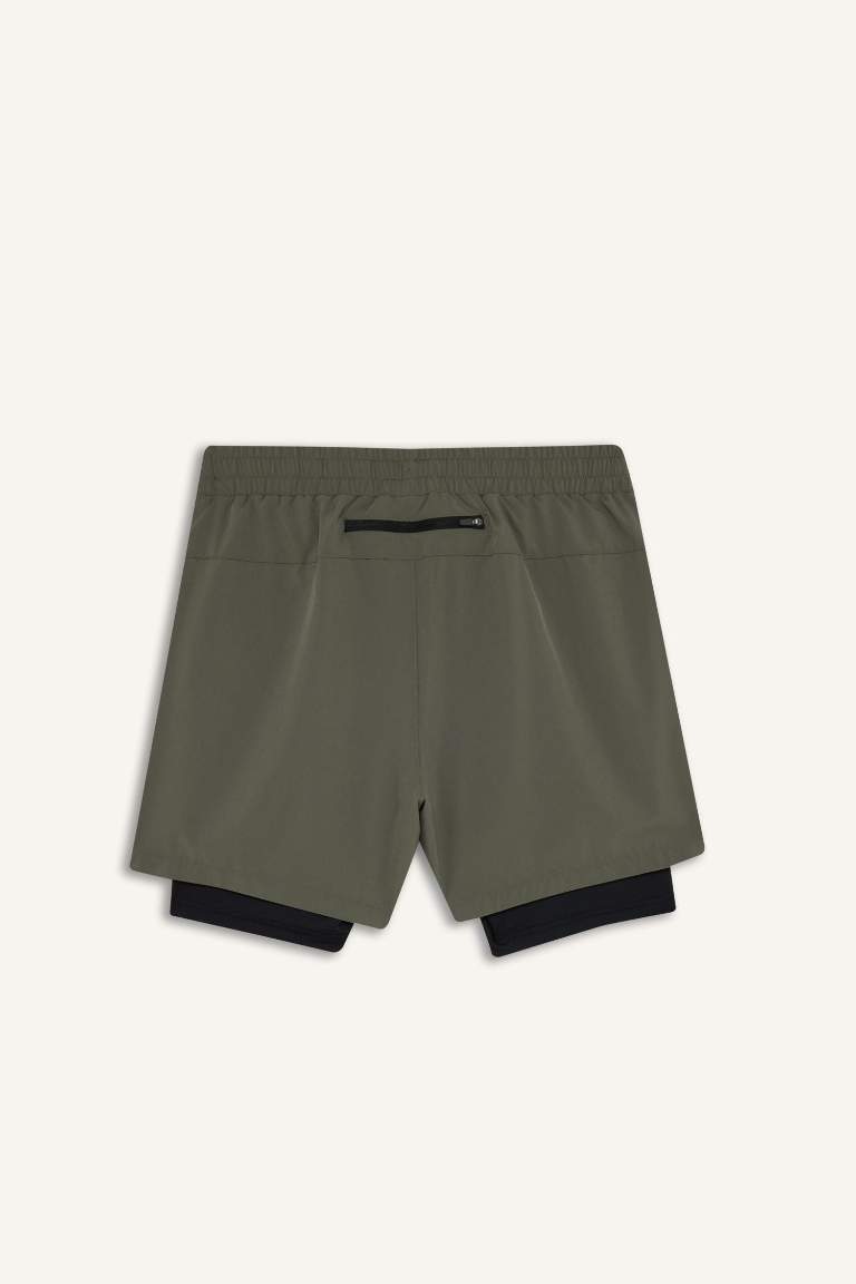 Slim Fit Woven Shorts