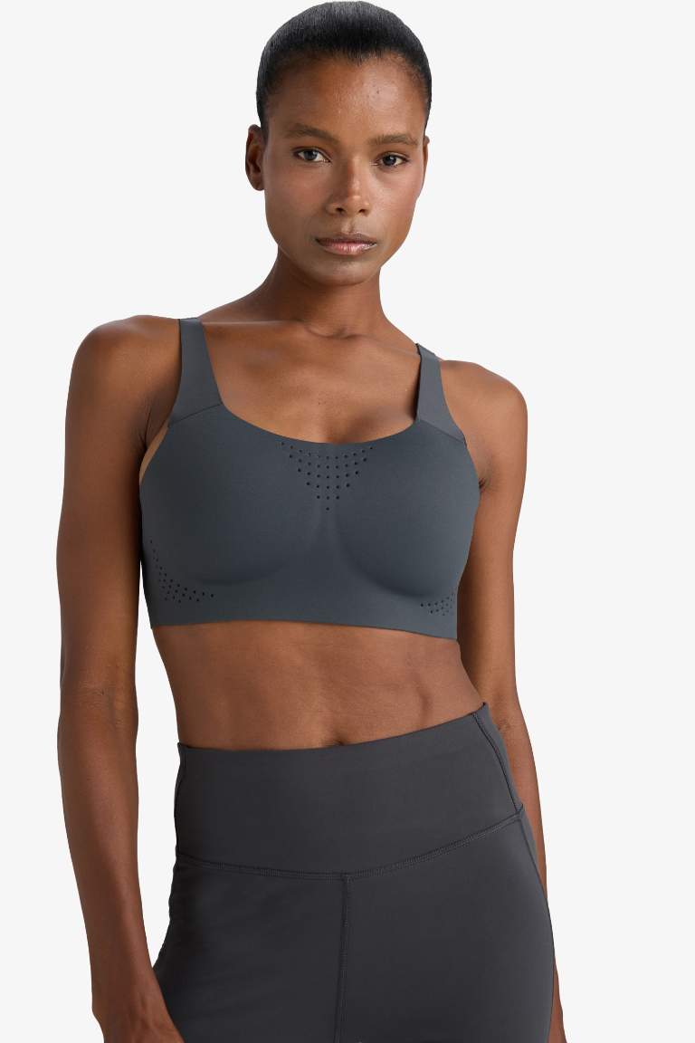 DeFactoFit спортивный бюстгальтер с регулировкой из дышащей ткани лазерной резки