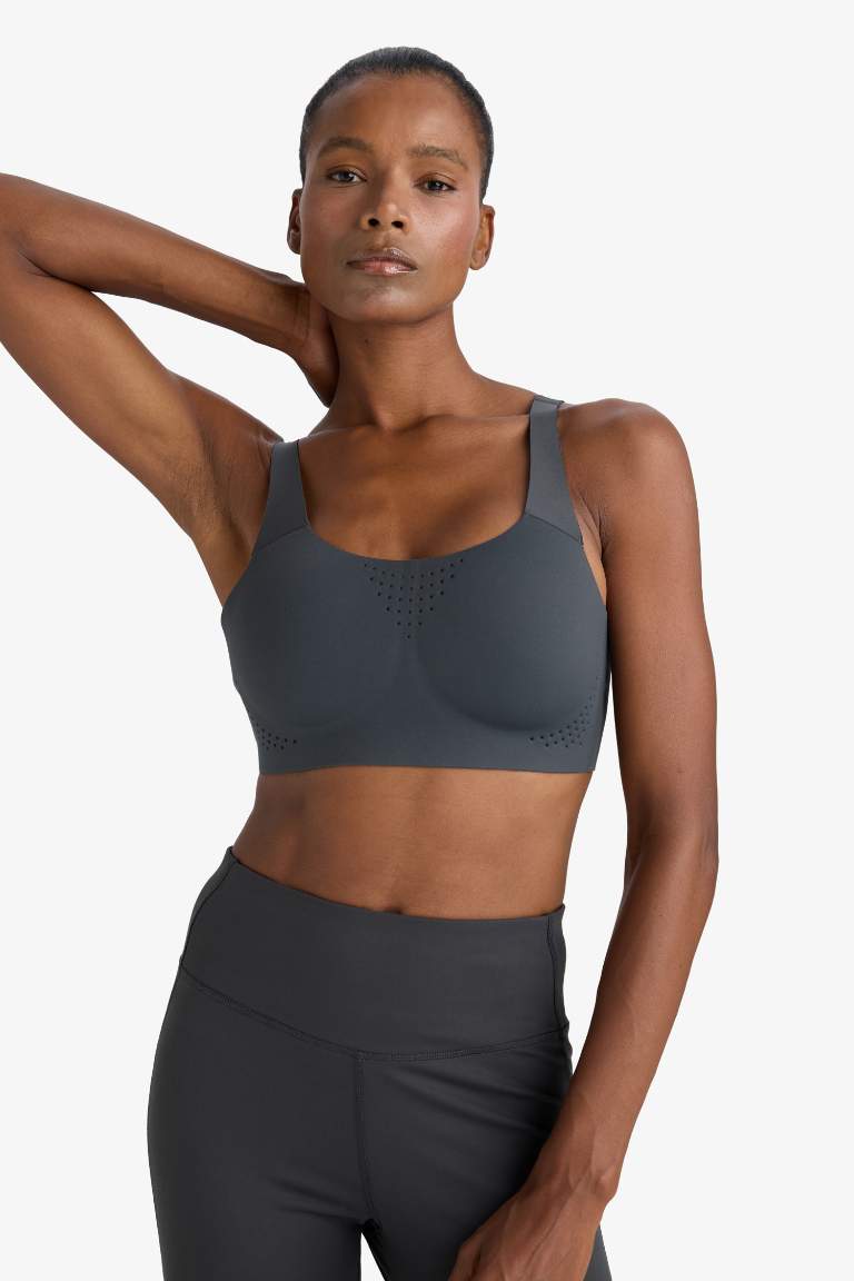 DeFactoFit спортивный бюстгальтер с регулировкой из дышащей ткани лазерной резки