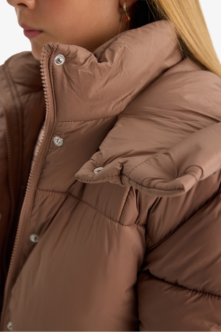 Қыздарға бас киімді Пальто