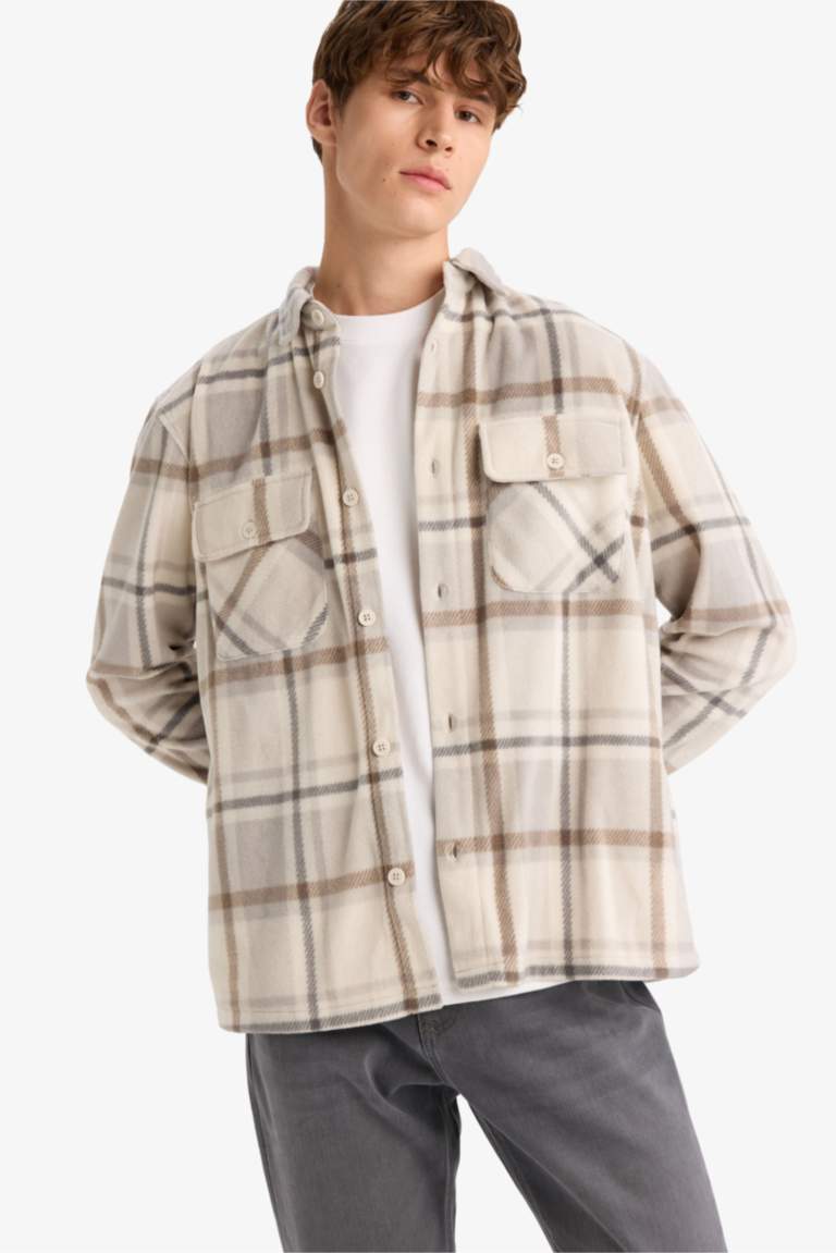 Regular Fit Fleece Long Sleeve Shirt