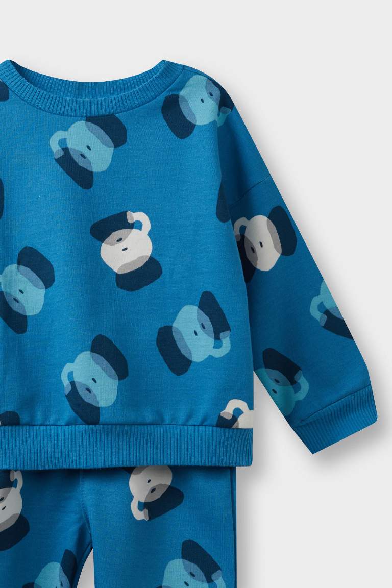 Baby Boy Animal Print Thin Fabric 2 Piece Set