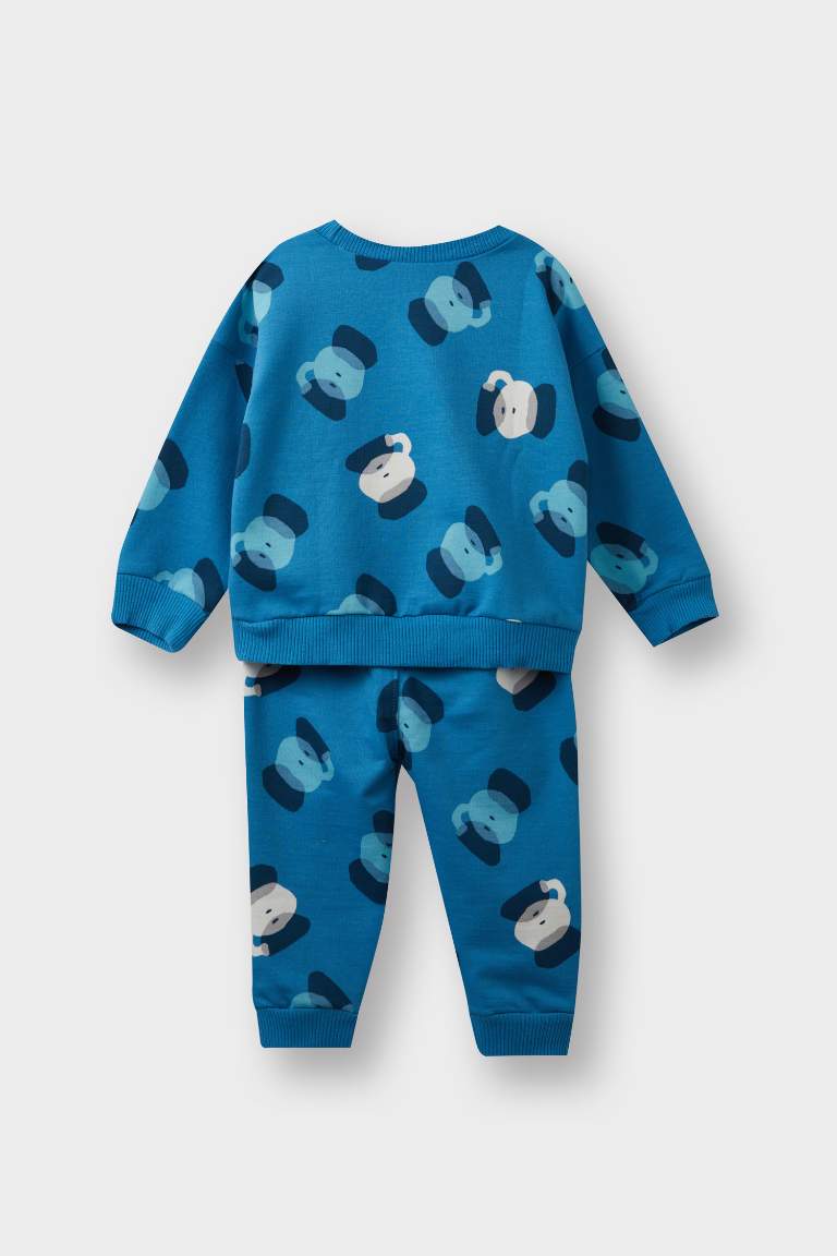 Baby Boy Animal Print Thin Fabric 2 Piece Set
