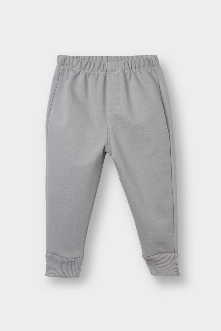 Erkek Bebek 2'li Takım Desenli Sweatshirt Alt