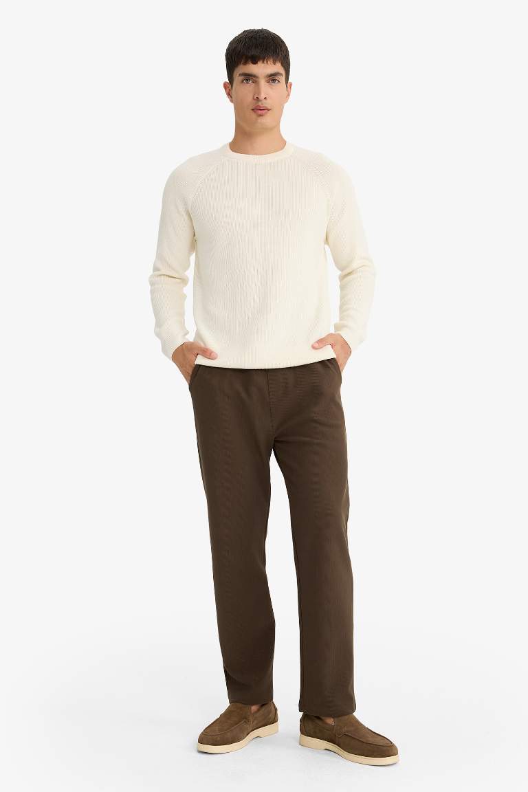 Regular Fit Beli Bağcıklı Eşofman Altı