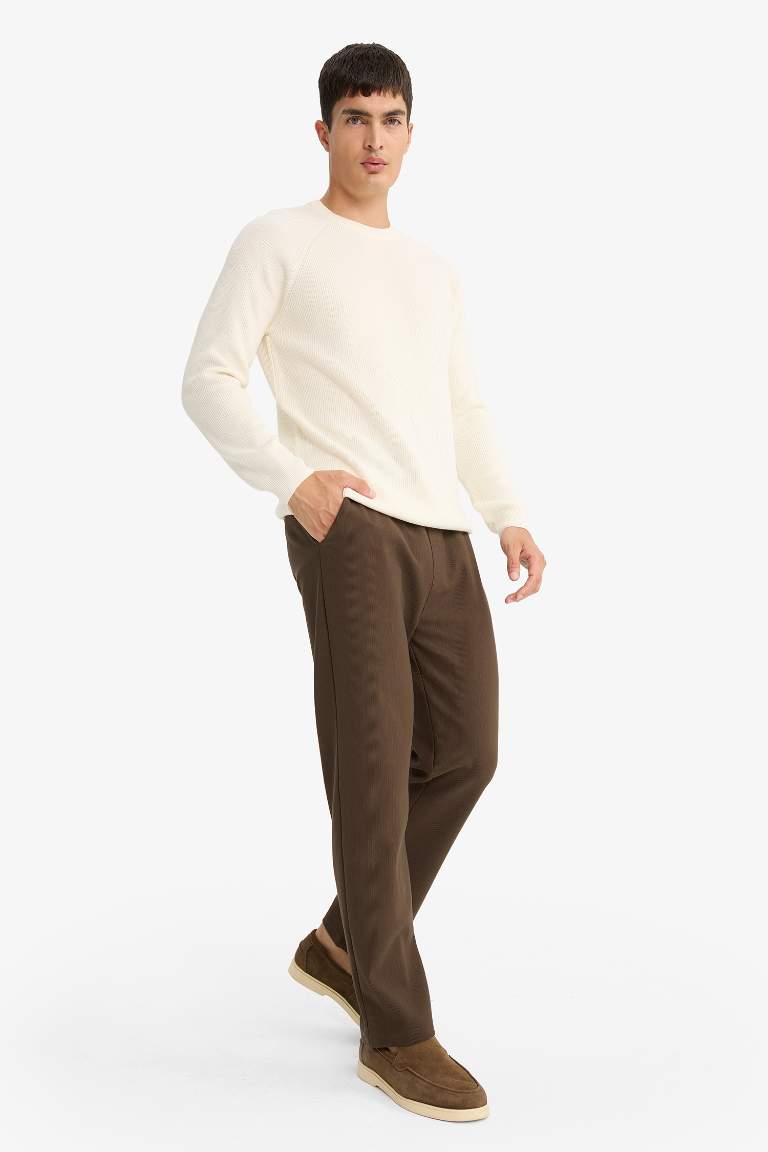 Regular Fit Beli Bağcıklı Eşofman Altı