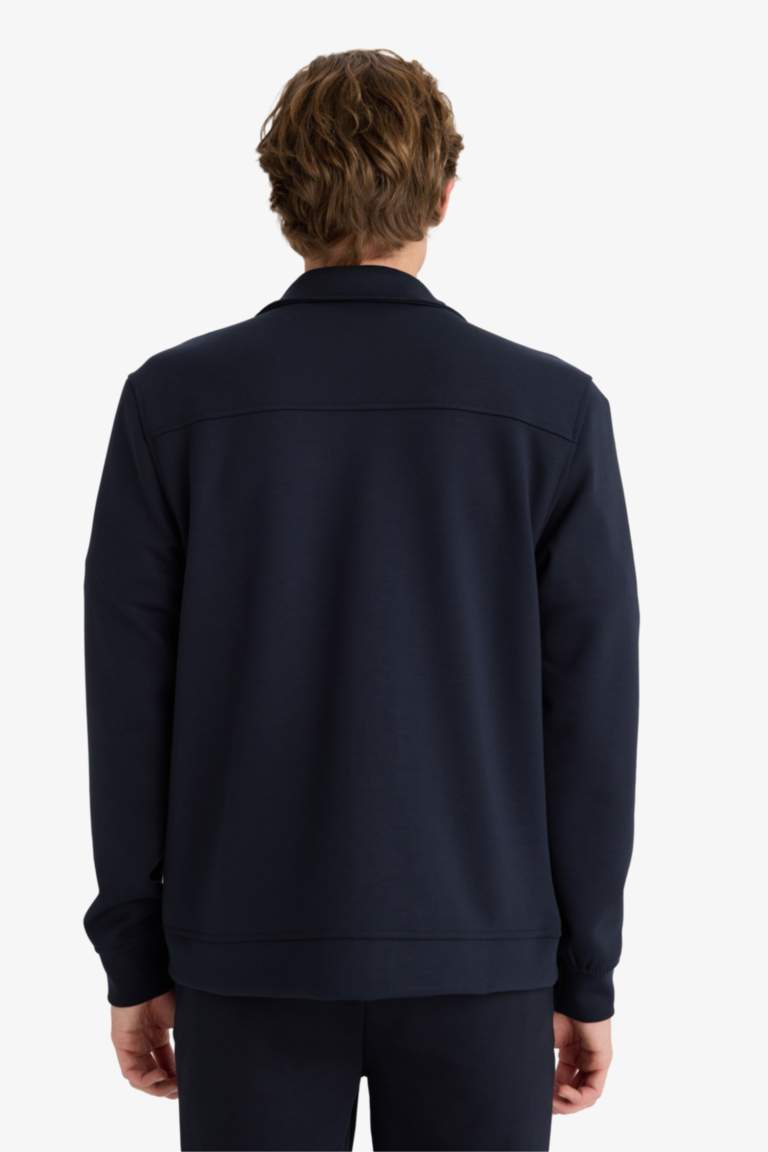 Regular Fit Long Sleeve Overshirt