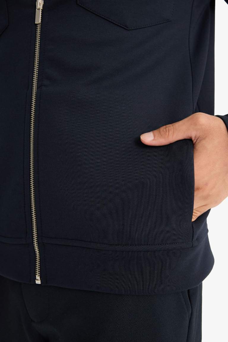 Regular Fit Long Sleeve Overshirt